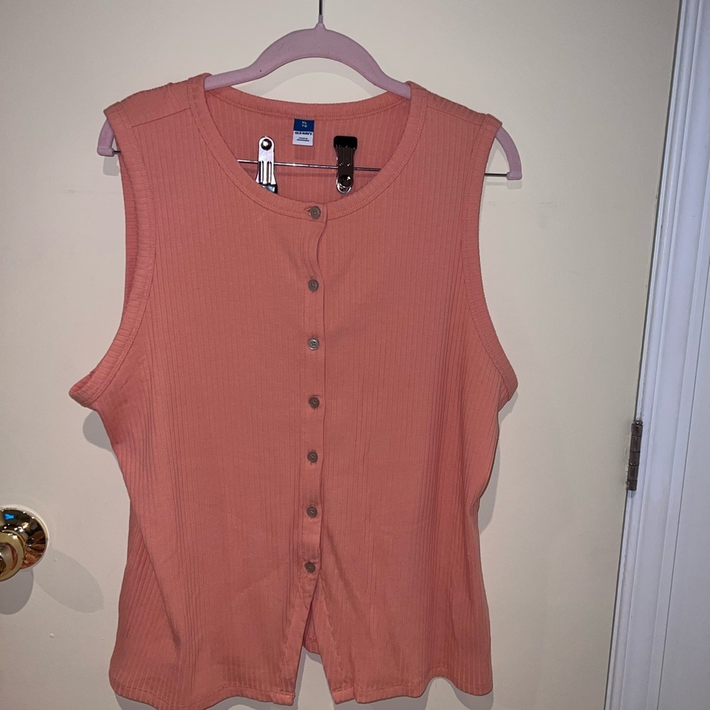 Old Navy Peachy Orange Tank Top